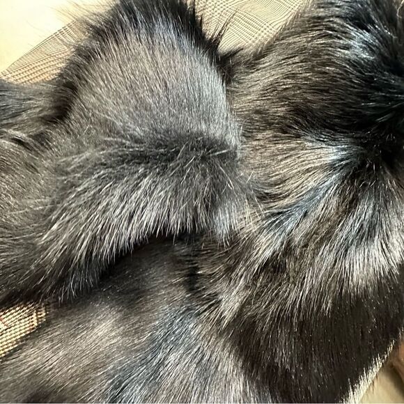 Ralph Lauren Collection Ebony Lamb Shearling Pull Thru Collar - Picture 12 of 16